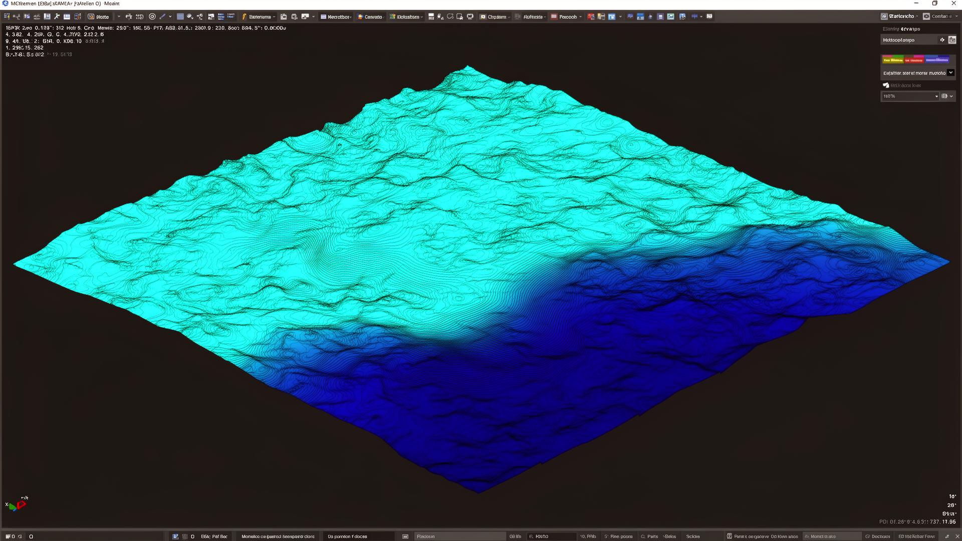 3D bathymetric seabed visualization